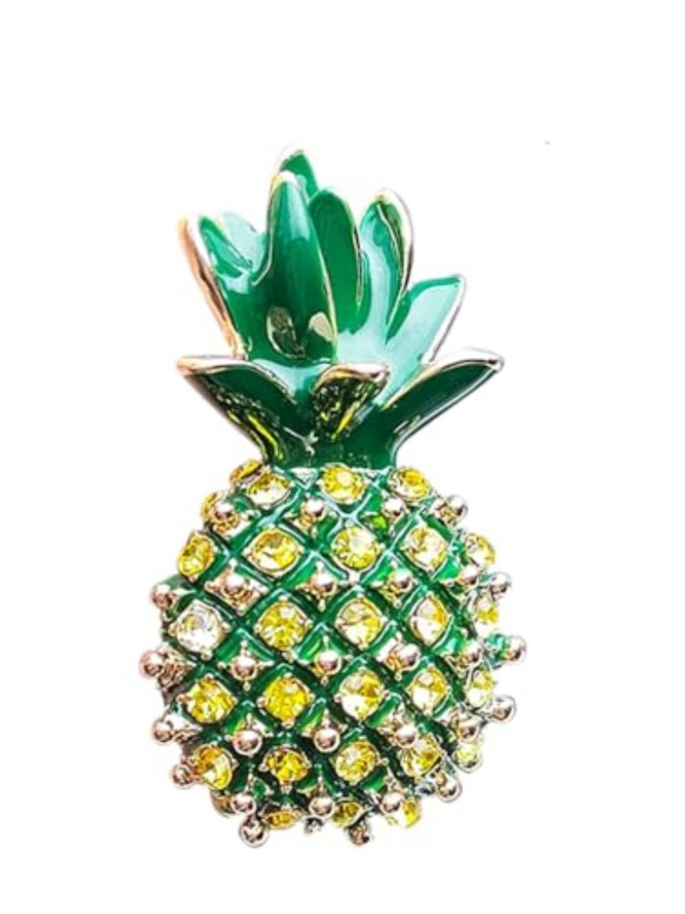 New - Rhinestone Fruit Brooch Pin for Women